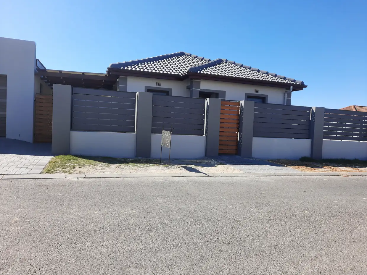 A completed new family home built by African Eagle Projects in Eerste River