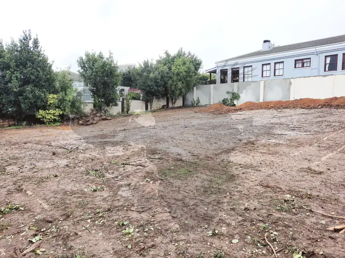 The Hillcrest plot cleared and levelled before anything was built on it